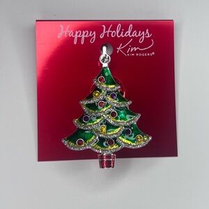 Kim Rogers Christmas Tree Pin